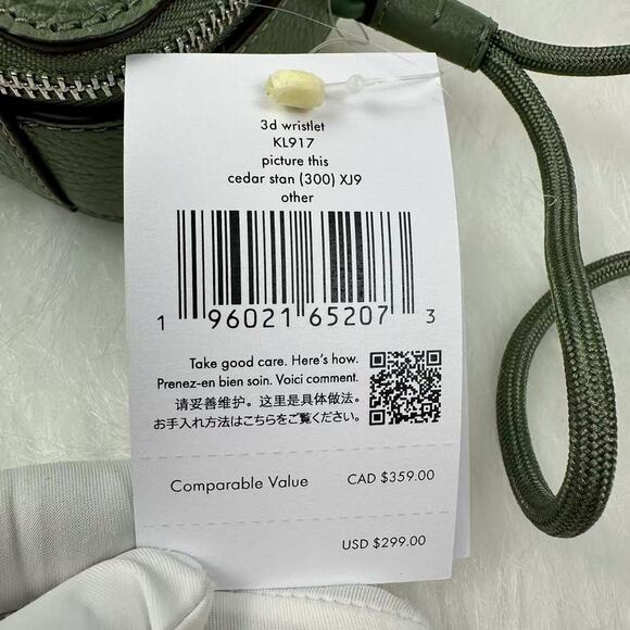 Kate Spade New York Picture This 3D Camera Wristlet In Cedar Stand KL917 NWT - Picture 5 of 10